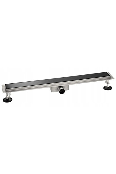 Granitan Sistem de drenaj liniar Glass Design OLbk-1000, 100 cm, sticla neagr...