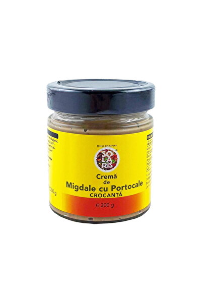 SOLARIS Crema de Migdale cu Portocale Crocanta 200g