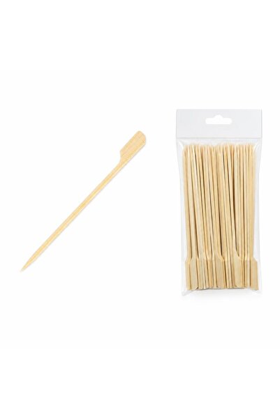 Flippy Bete pentru frigarui, Flippy, tip teppo, din bambus, Set 50 bucati, pe...