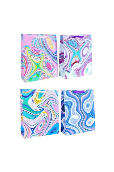 OEM W&K, Punga cadou din hartie, mix de modele (aleator), Multicolor, 24x18x8...