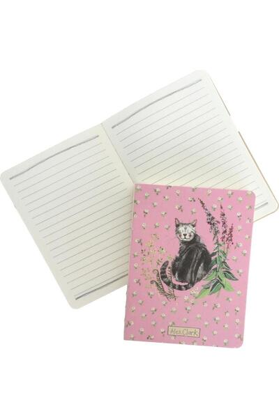Alex Clark Caiet/Notebook Kot, liniat, coperta ilustrata cu pisica, multicolo...