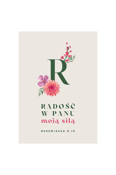 Koinonia Felicitare plianta Radosc moja sila, cu plic, format C6, multicolor,...