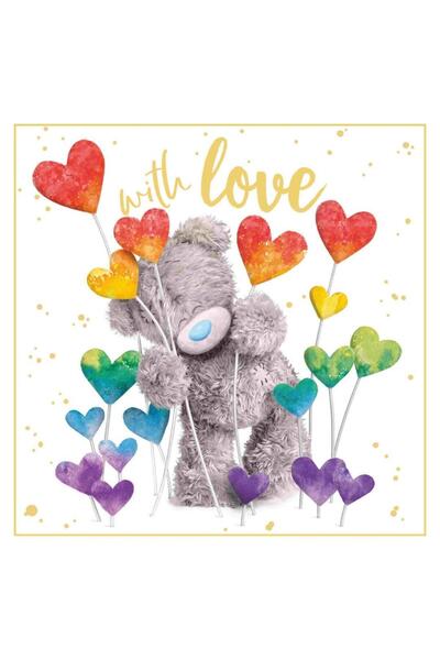 Carte Blanche Greetings Ltd. Carnet holografic 3D Me To You Ursulet cu inimi ...
