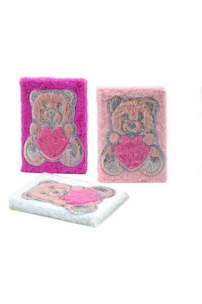 adar Caiet plusat mix modele multicolor 22x16cm