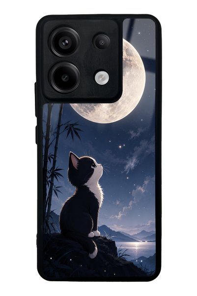 Spoyi حافظة هاتف لامعة بتصميم Moon Guardian Kitty لهاتف Xiaomi Redmi Note 13 ...