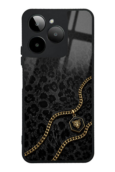 Spoyi Gm Era 30 Black Panther Gold Tasarımlı Glossy Telefon Kılıfı