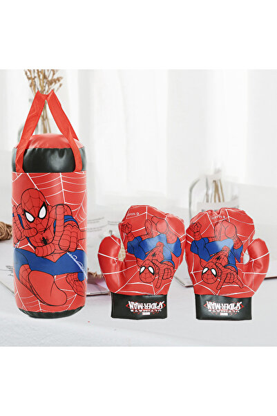 EMO Kids Mini Superhero Boxing Set with Punching Bag & Gloves