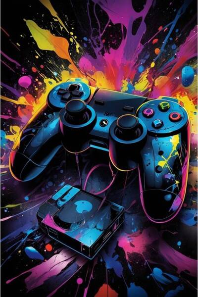 mural home لوحة جدارية - قيمرز Gamers - 70cm * 46.2cm