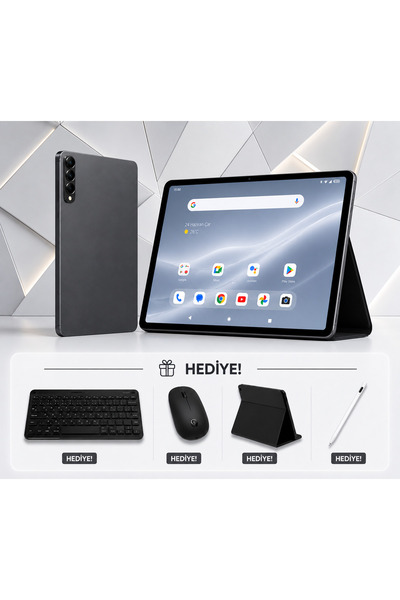 TARÇIN Android 13 Tablet 4GB RAM 32GB Hafıza 8000mAh Çift SIM 4G LTE IPS Ekra...