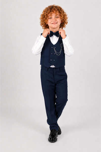 UmBaby Boy's Vest Suit with Bow Tie for Wedding, Circumcision, Groom's Outfit...