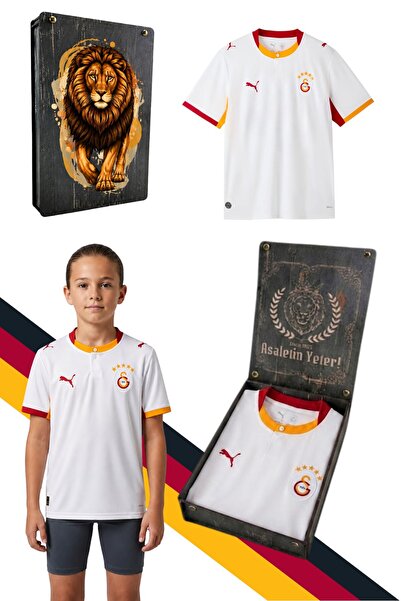 Galatasaray Original Licensed 26/27 Alternative White Children's Jersey with ...