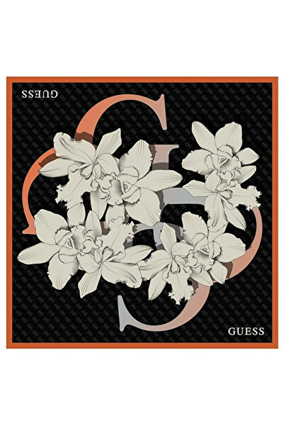 Guess 90x90 Square Kadın Ipek Eşarp-AW5762SIL90