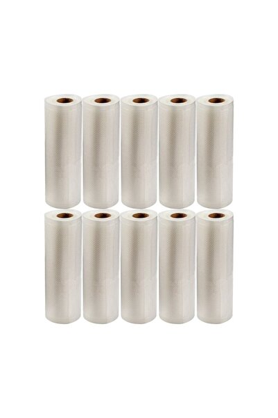 YBOSHOP Role pungi pentru vidat alimente 10 buc, universale, gofrate, 500x28 ...