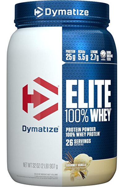 Dymatize Elite 100% Whey Protein Powder, L-Leucine, Quick Absorbing & Fast Di...