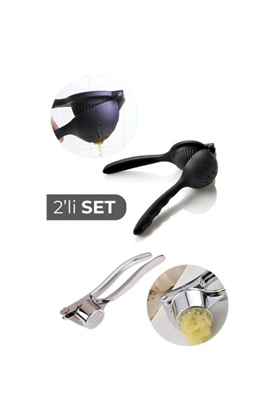 Empressco Stainless Cast Iron Citrus and Garlic Press, Practical and Stylish ...