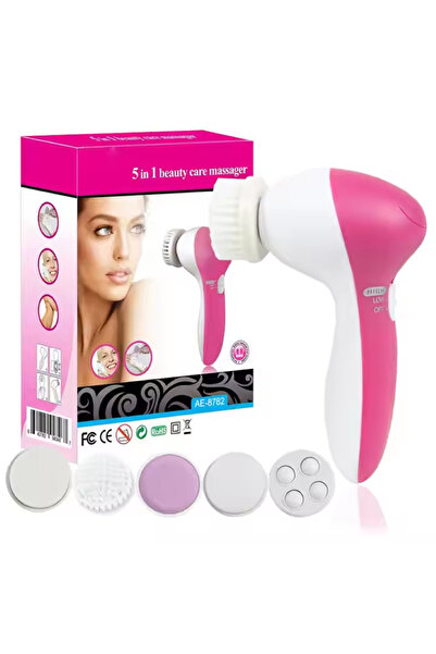 Beauty 5-in-1 Exfoliating Electric Facial Cleanser Silicone Scrub Hole Cleani...
