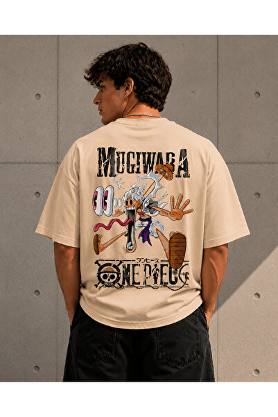 Nulivez One Piece Gear 5 Luffy Oversize Unisex T-Shirt - Anime Graphic Printe...