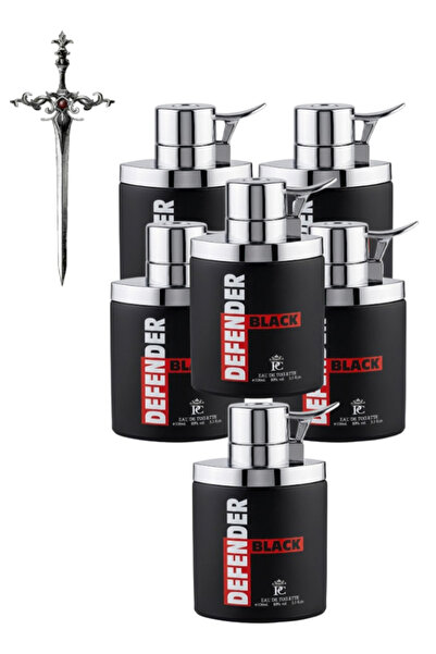 PLATINUM COLLECTION 6 Pieces Defender Black Perfume 100ML