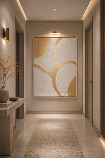 Milky Way Home Art Modern Traverten Dokulu Siyah Rölyef Tablo | Obsidyen Kole...