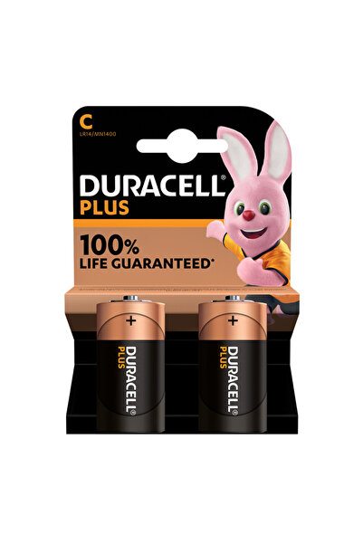 Duracell Batteries Plus LR14, Duracell, 2 pieces