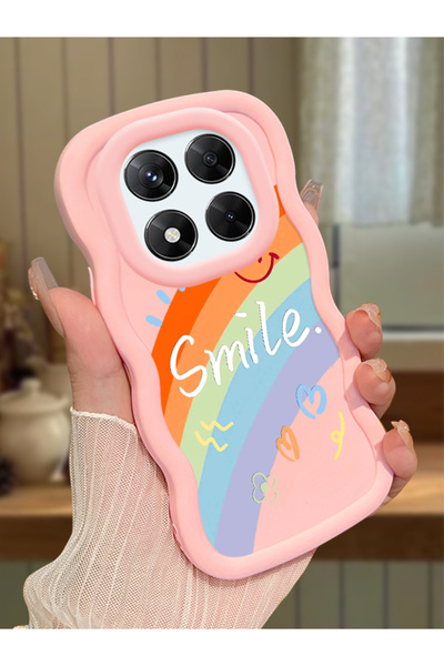 Hontinga Redmi Note 14 Pro 4g Compatible Case Camera Protector Pink Silicone ...
