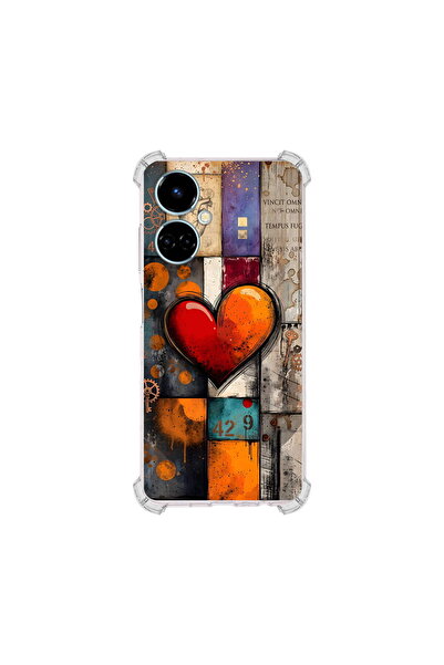 PrintiFy Tecno Camon 19 Pro ile Uyumlu Düşlerin Dansı Serisi Zamanın Kalbi Ta...
