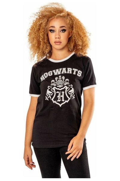 CID Tricou barbati CID, Harry Potter, Hogwarts, negru, bumbac, L INTL