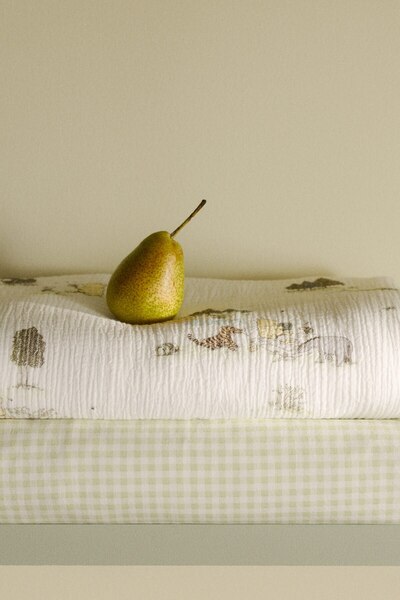 H&M Desenli Muslin Battaniye