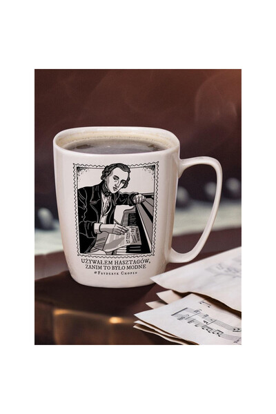 Nadwyraz Cana portelan Nadwyraz.com Fryderyk Chopin 380 ml, design licentiat ...