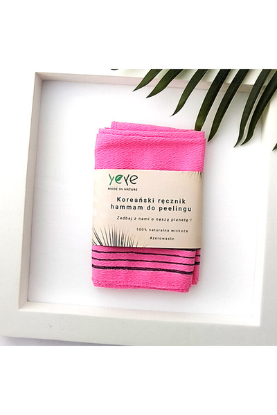 YEYE Made In Nature Yeye Pink Prosop exfoliant și de Hammam