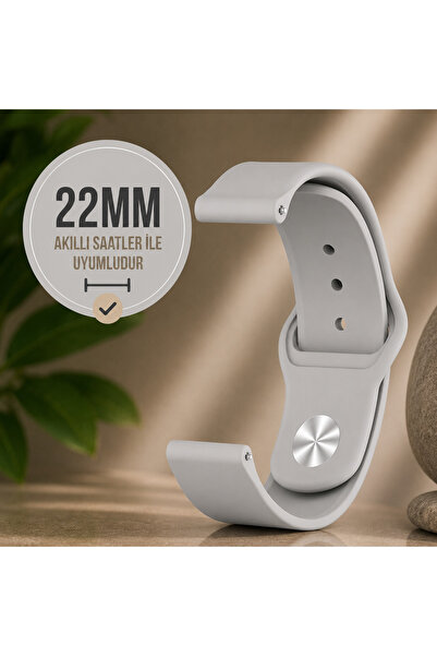 TechTrove Amazfit GTR 2 Uyumlu 22mm Ayarlanabilir Spor Silikon Kordon