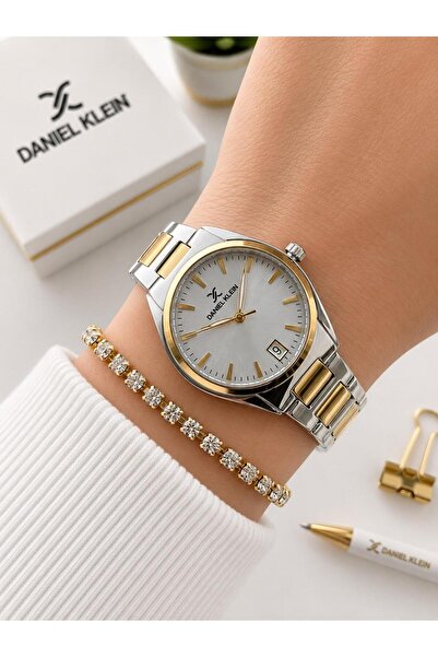 Daniel Klein Steel Cord 30 Mt Water Resistant Special Design Women Wrist Watc...