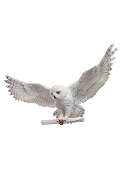 Noble Collection Figurină bufnita Hedwig pictata, manuală, de agățat pe peret...