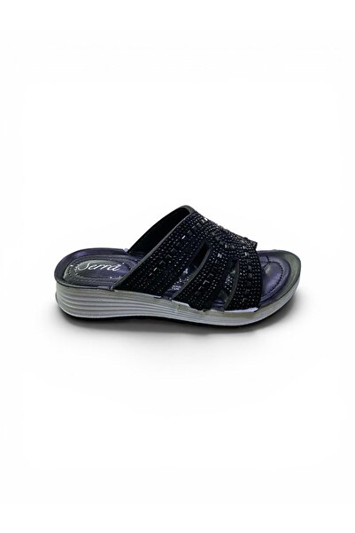 Serra Women's Flat Sole Stone Slippers