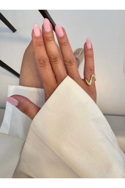 KİUSS Thick Wave Pattern Serçe Gold Ring