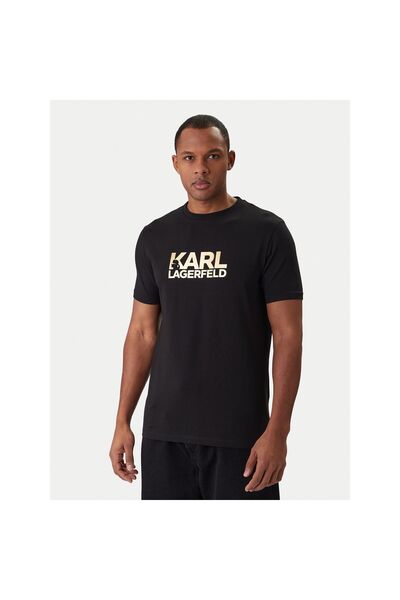 Karl Lagerfeld Tricou bărbătesc 755780-561235 Negru