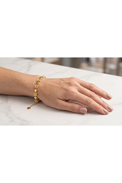 robel Floral & Heart Charm Bracelet | Adjustable Women's Fashion Jewelry