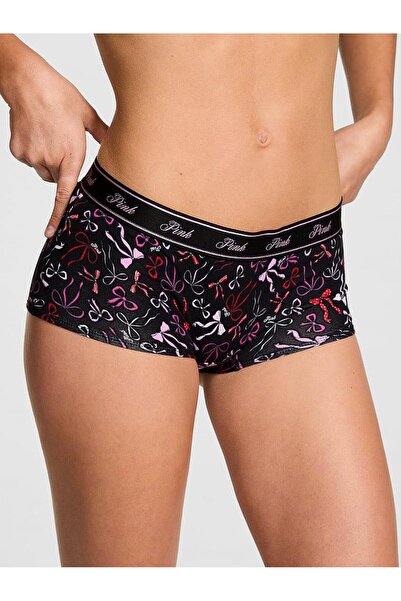 PINK Logolu Pamuklu Boyshort Külot