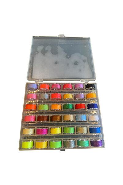 OEM Cutie pentru bobine cu 36 compartimente, Fokelyi, culori fixe, transparen...