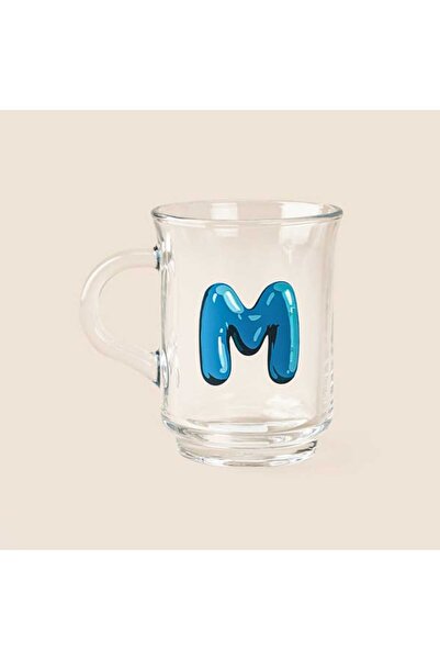 LAV M Harfli Kupa - Şeffaf - 250 ml