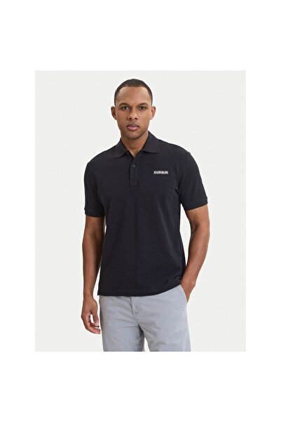 Napapijri Polo bărbați NP0A88TQ9411 Negru