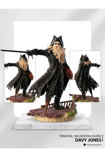Genel Markalar Davy Jones Karayip Korsanları Özel Tasarım Biblo Figür