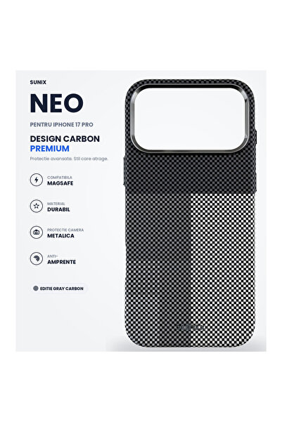 Sunix Neo Case for iPhone 17 Pro, MagSafe Compatible, Premium Carbon Design, ...