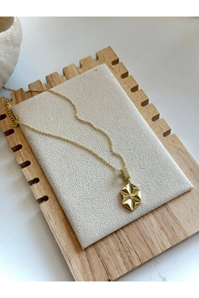 ANKA JEWELLRY Women's Stainless Steel Gold Color Sea Star Figure Medallion Ne...