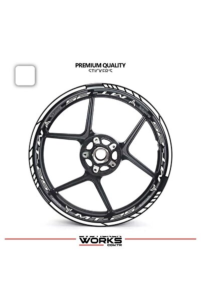 ARONA Yamaha mt-25 wheel rim sticker and interior text printed decal sticker ...