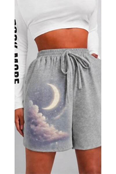 classy moda Unisex Oversize Relaxed Fit High Waist Special Design Printed Sum...