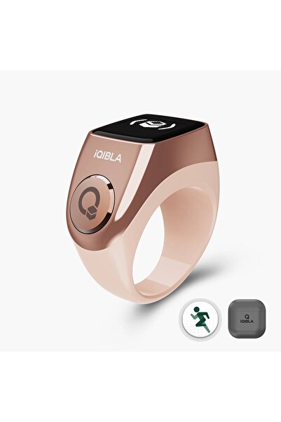 Generic Smart Digital Zikr Ring with Qibla Finder & Charging Case
