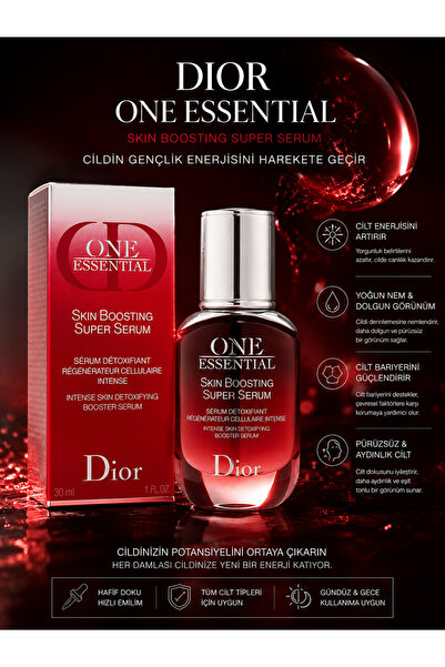 Dior Skin Detoxifying, Renewing, Strengthening and Moisturizing Facial Serum ...