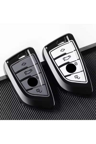 keymatik Bmw F10, F11, F30, F90 Fem Smart Compatible 4-Button Tpu Protective Case Premium