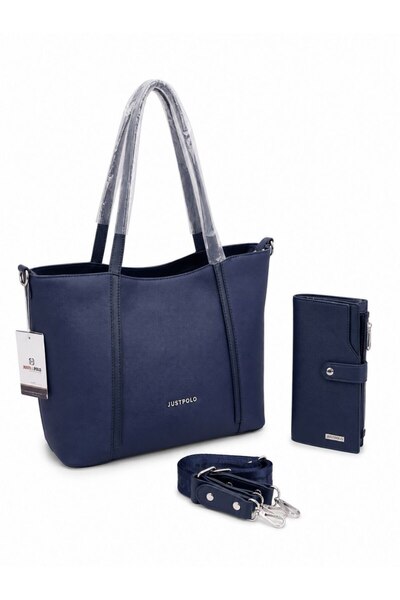 Just Polo Water Resistant Women's Large Bag and Wallet Set